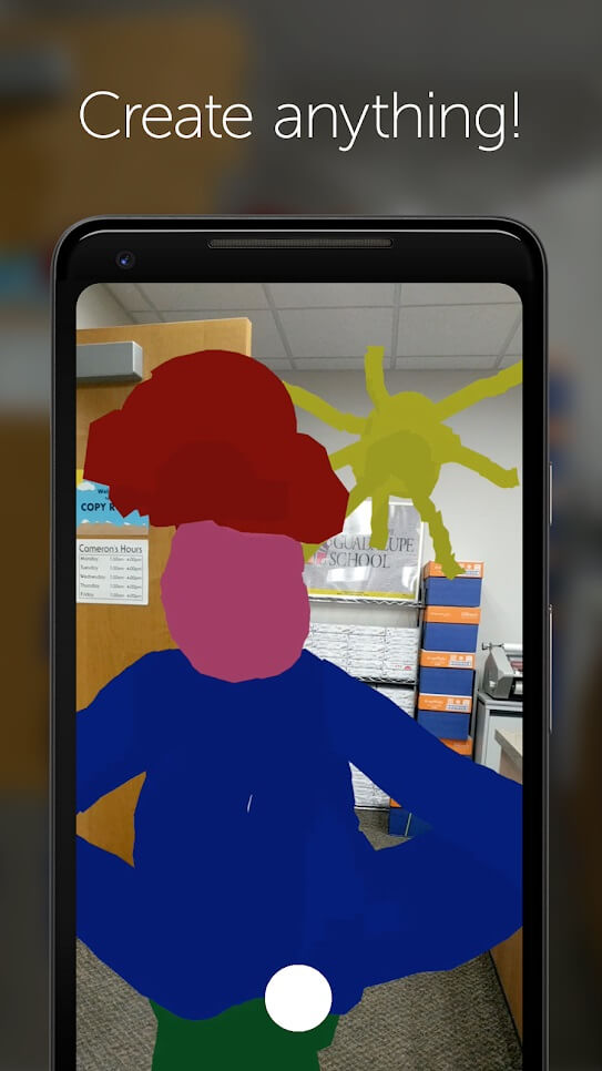 Paint ar app realtà aumentata android